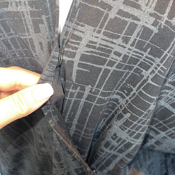 Elevated Essentials Womens Size S Gray Japanese Inspired Jacket V-neck Dolman - Picture 6 of 16